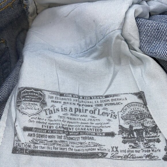 Levis Strauss 501 Red Tab Men’s Button Fly Blue Jeans 40W X 30L Vintage Mexico - Picture 11 of 16